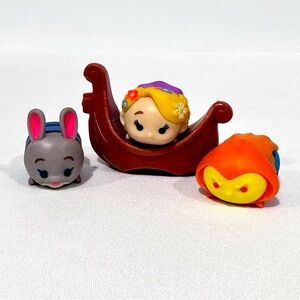 Disney Tsum Tsum Mini Figures Set Repunzel, Hobgoblin, Judy Hoppe